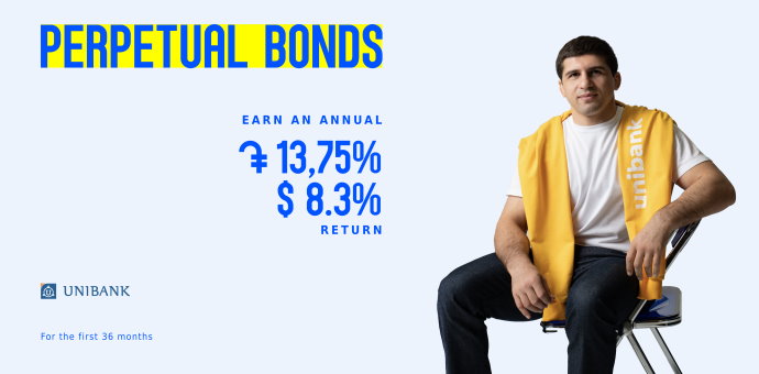 Յունիբանկն առաջին անգամ Հայաստանում թողարկել է անժամկետ պարտատոմսեր