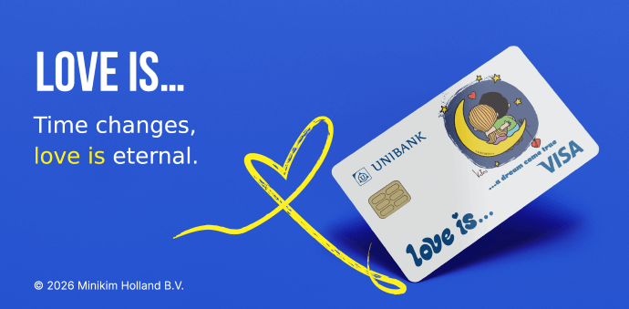 Love Is… քարտեր Յունիբանկից․ խորհրդանշական դիզայն և Փարիզ ուղևորություն շահելու հնարավորություն