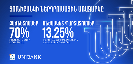 Դարձի՛ր Յունիբանկի բաժնետեր և օգտվի՛ր ներդրման շահավետ հնարավորությունից