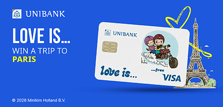 Love Is… card from Unibank can win a trip to Paris