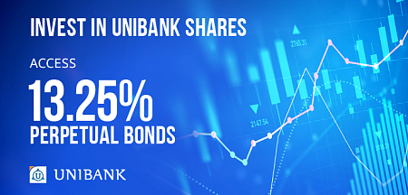 Unibank Issues Perpetual Bonds with a 13.25% Annual Yield for Shareholders