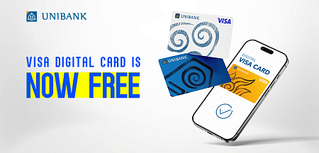 Յունիբանկի Visa Digital քարտերը դարձել են անվճար 